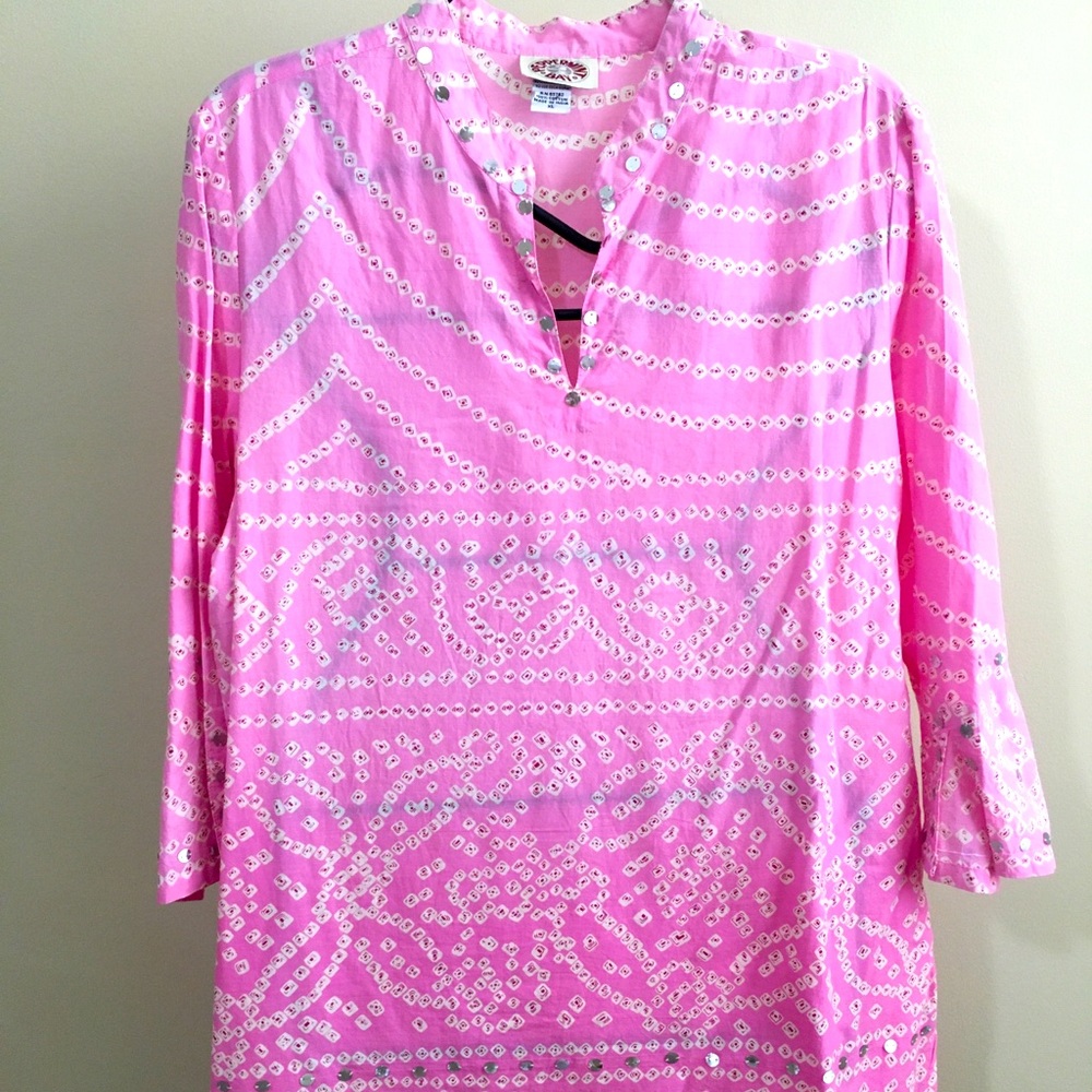 Peppermint Bay pink tunic